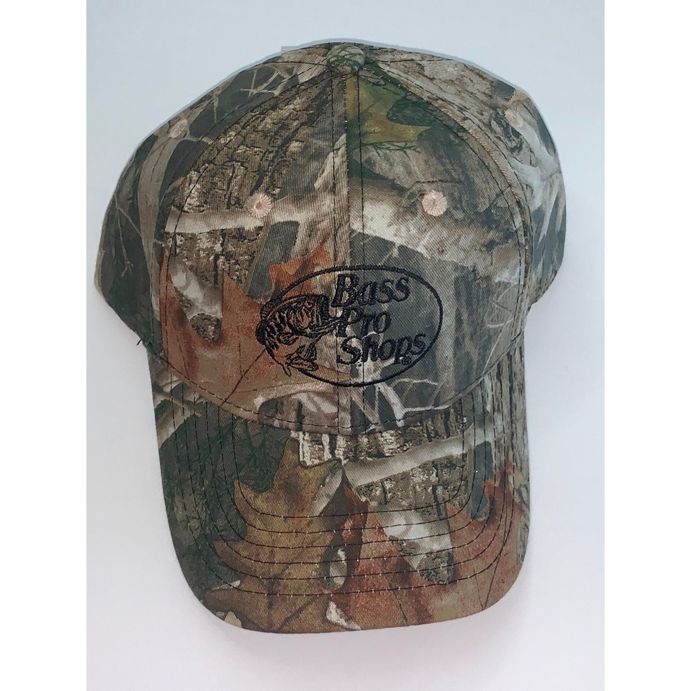 Bass Pro Shops Brown Camo wood hat adjustable cap